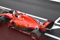 Sebastian Vettel, Ferrari SF71H sulla pitlane