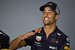 Daniel Ricciardo, Red Bull Racing en la rueda de prensa
