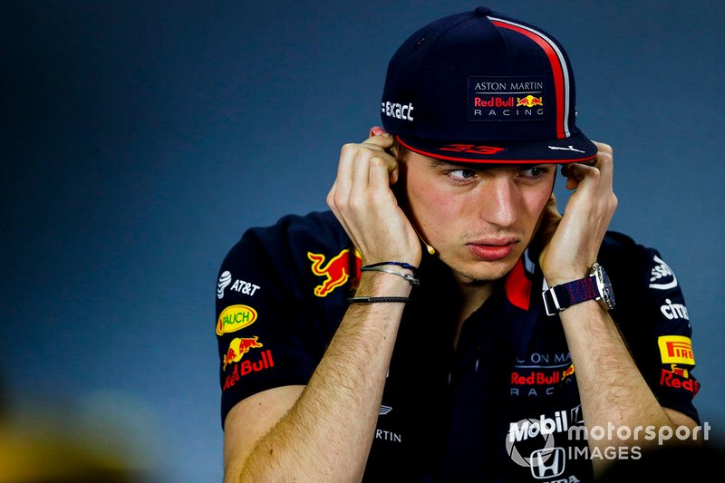 Max Verstappen, Red Bull Racing, durante la conferenza stampa