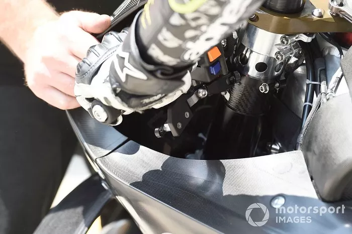 Freno trasero de Cal Crutchlow, LCR Honda Castrol