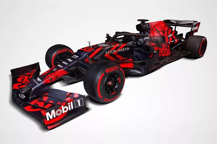 2019: el Red Bull-Honda RB15 en pretemporada