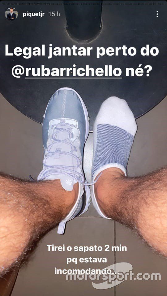 Trollagem entre Rubens Barrichello e Nelsinho Piquet