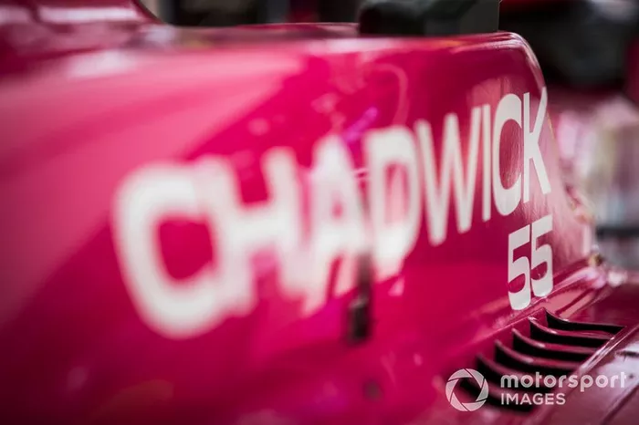 Detalle del coche de Jamie Chadwick 