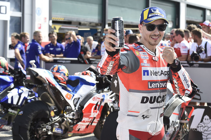 Polesitter Jorge Lorenzo, Ducati Team