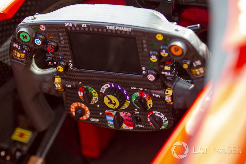 Ferrari SF71H, кермо