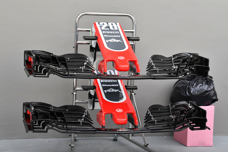 Haas F1 Team VF-18 nose and front wings