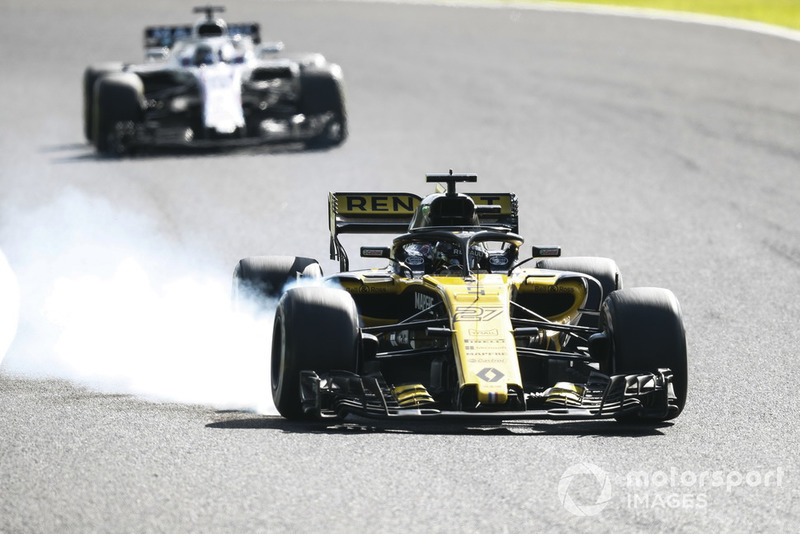 DNF: Nico Hulkenberg, Renault Sport F1 Team R.S. 18