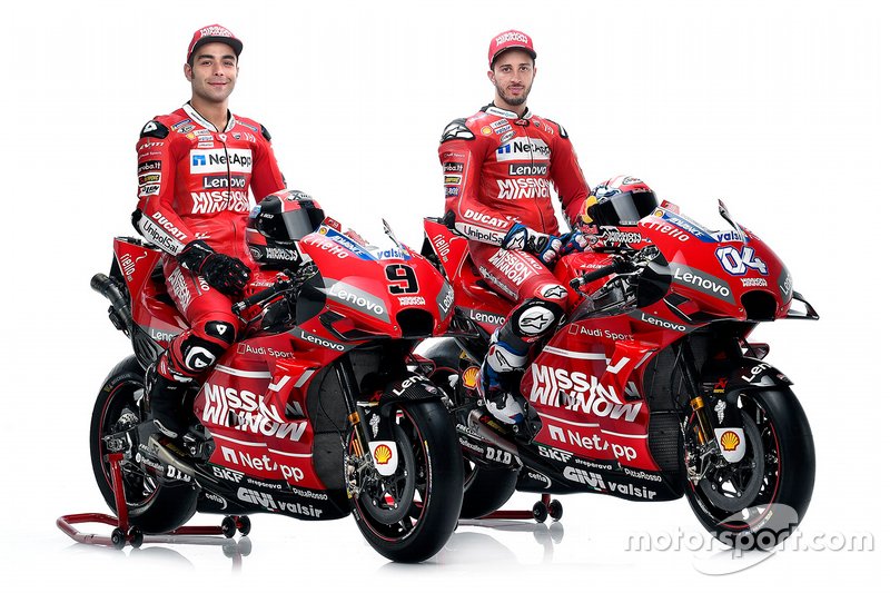 Andrea Dovizioso y Danilo Petrucci, Ducati Team