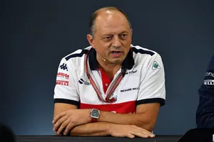 Frederic Vasseur, directeur de Sauber, lors de la conférence de presse