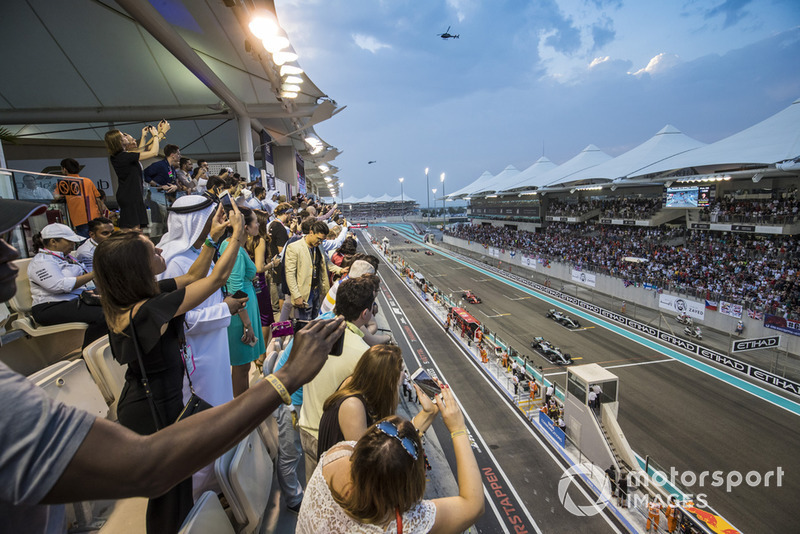 A start előtt - Abu Dhabi Nagydíj - F1 2018