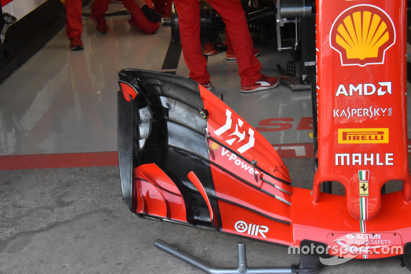 Ferrari SF71H front wing detail