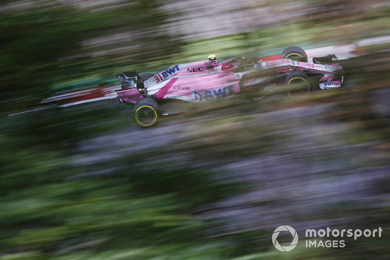 Esteban Ocon, Force India VJM11. 