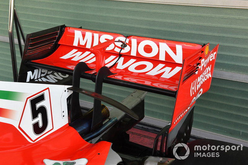 Aileron arrière de la Ferrari SF71H