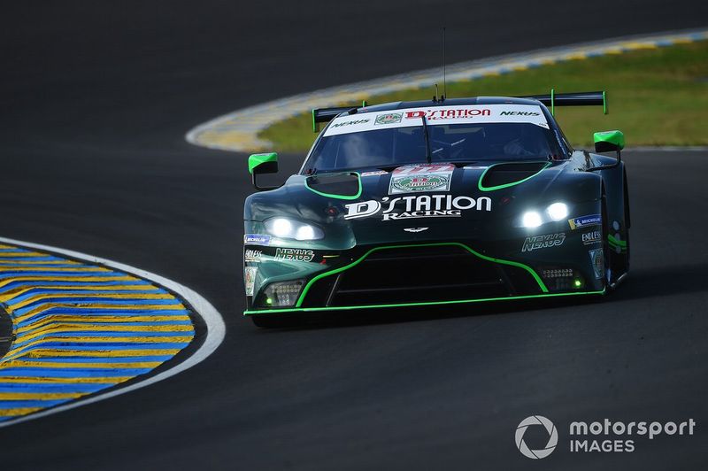 #777 D'Station Racing Aston Martin Vantage AMR LMGTE Am of Satoshi Hoshino, Tomonobu Fujii, Andrew Watson