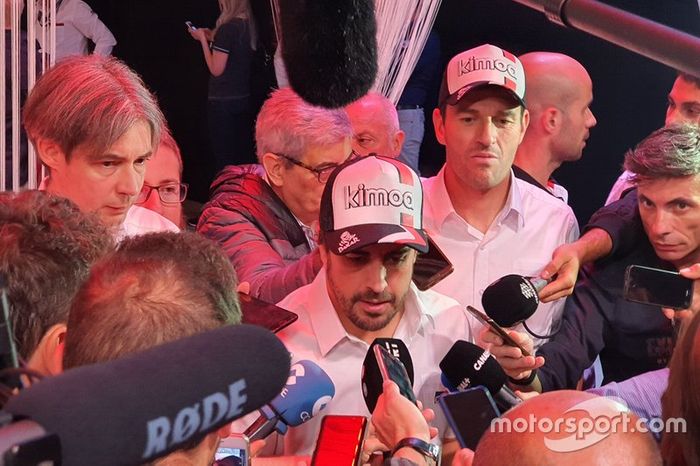 Fernando Alonso, conferencia de prensa de Toyota Gazoo Dakar