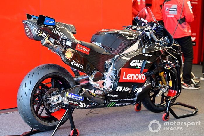 Moto del equipo Ducati