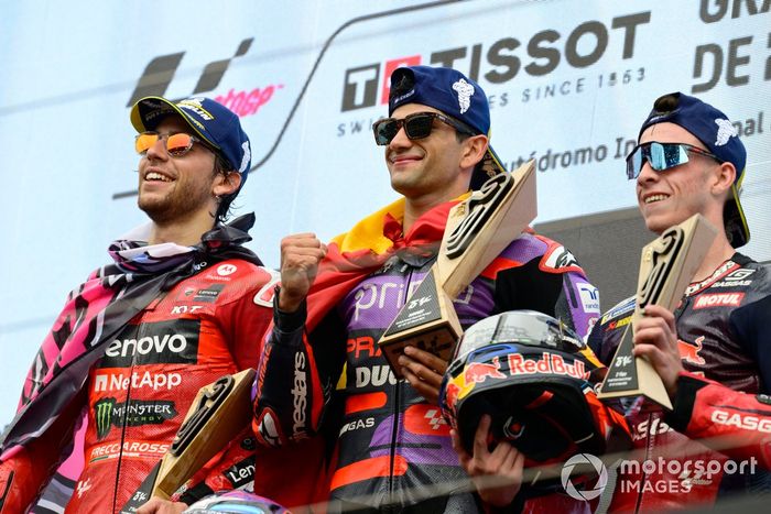 Enea Bastianini, Ducati Team, Jorge Martin, Pramac Racing, Pedro Acosta, Red Bull GASGAS Tech3