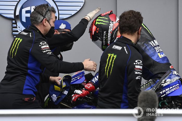 Ganador de la pole Fabio Quartararo, Yamaha Factory Racing