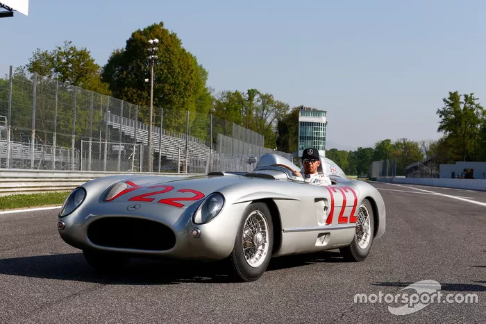 Lewis Hamilton et Sir Stirling Moss à Monza