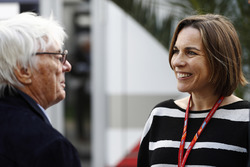 Bernie Ecclestone mit Claire Williams, stellvertetende Williams-Teamchefin