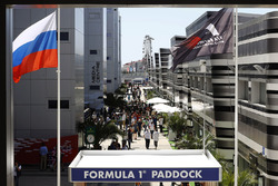 Fahrerlager in Sochi
