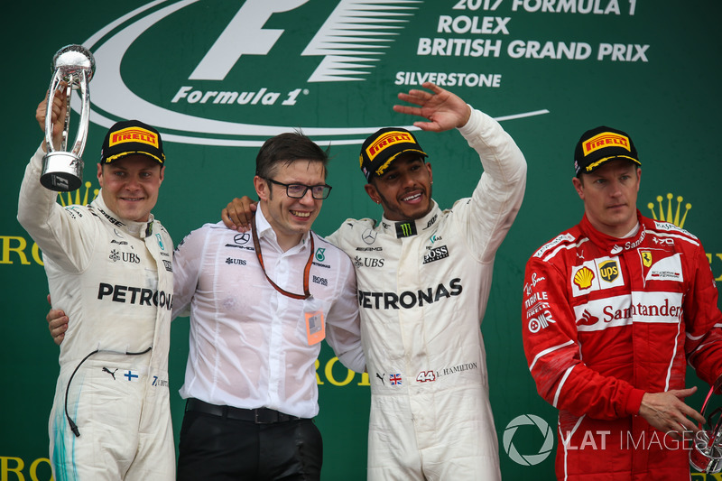 Valtteri Bottas foi o segundo colocado e Kimi Raikkonen terminou em terceiro.