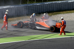 Defekt: Fernando Alonso, McLaren MCL32