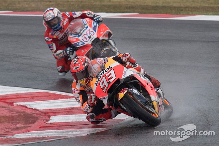 Marc Marquez, Repsol Honda Team, Andrea Dovizioso, Ducati Team