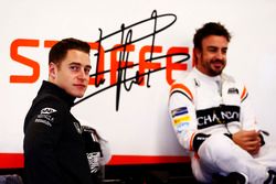 Stoffel Vandoorne y Fernando Alonso, McLaren