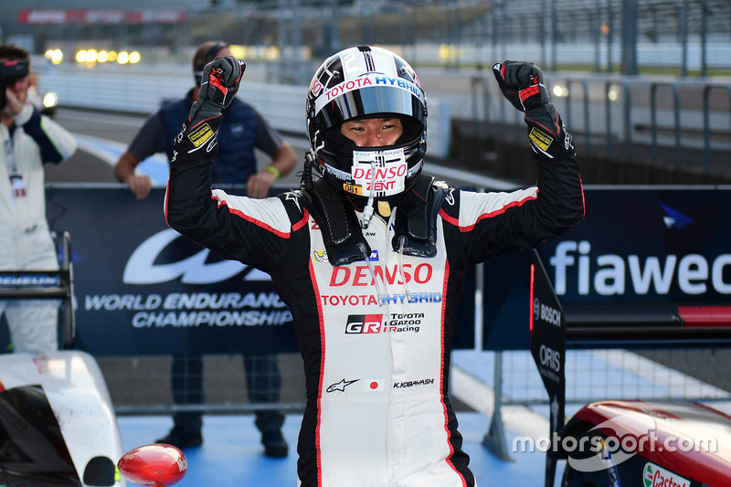 LMP1 Race winners #6 Toyota Racing Toyota TS050 Hybrid: Stéphane Sarrazin, Mike Conway, Kamui Kobayashi