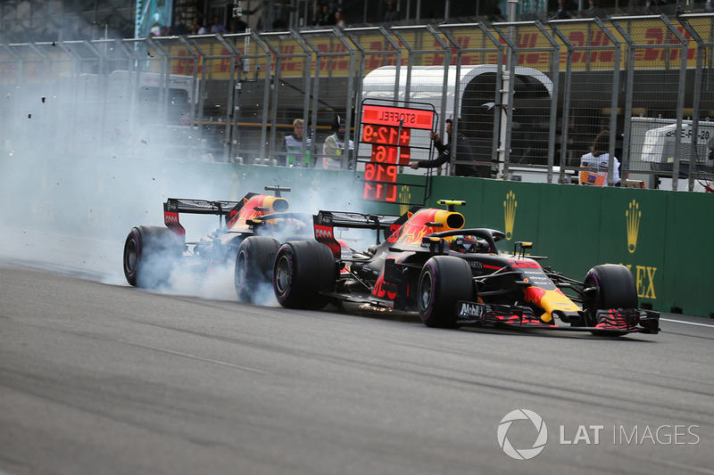 Max Verstappen - Daniel Ricciardo kazası - Red Bull Racing