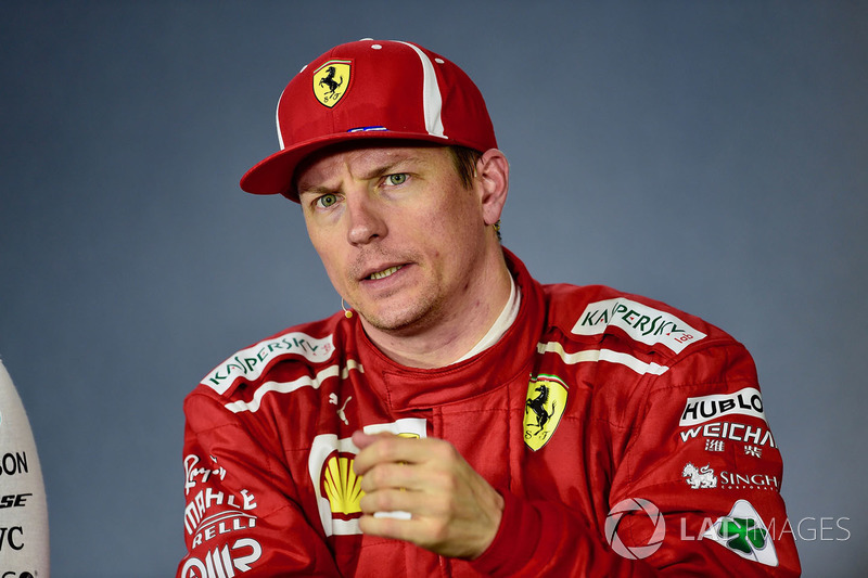 Kimi Raikkonen, Ferrari in the Press Conference