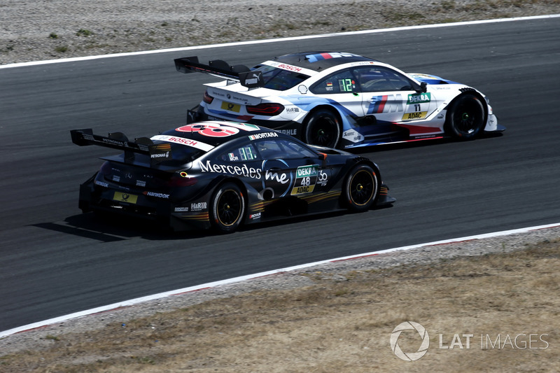 Edoardo Mortara, Mercedes-AMG Team HWA, Mercedes-AMG C63 DTM, Marco Wittmann, BMW Team RMG, BMW M4 DTM