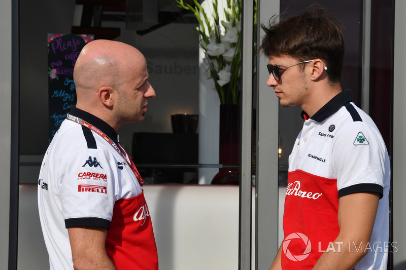 Charles Leclerc, Sauber ve Simone Resta, Sauber Tasarımcısı