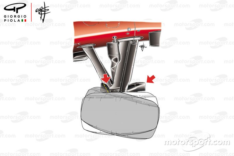 Ferrari F10 steering angle, Monaco GP