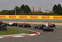 Charles Leclerc, Sauber C37 at the start of the race