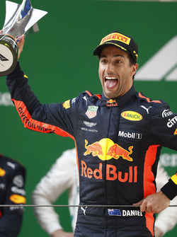 Race winner Daniel Ricciardo, Red Bull Racing