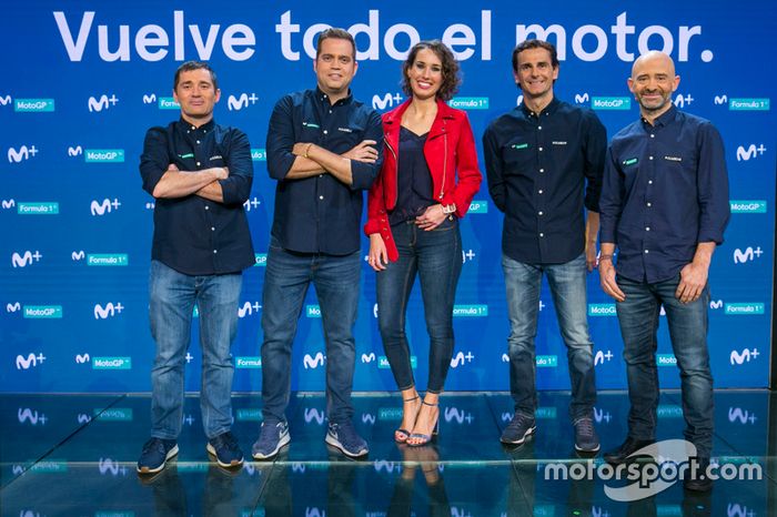 Toni Cuquerella, Iñaki Cano, Laura Naranjo, Pedro de la Rosa y Antonio Lobato