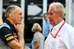 Franz Tost, directeur de Toro Rosso, Dr Helmut Marko, Red Bull Motorsport
