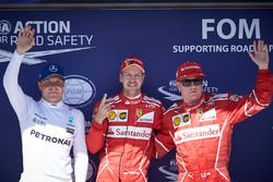 Sebastian Vettel, Ferrari, Kimi Raikkonen, Ferrari, Valtteri Bottas, Mercedes AMG F1