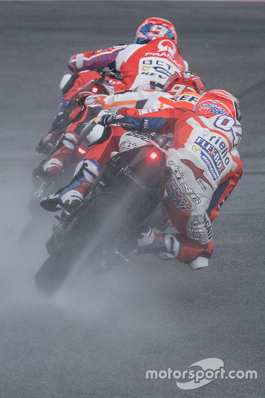 Danilo Petrucci, Pramac Racing, Marc Marquez, Repsol Honda Team, Andrea Dovizioso, Ducati Team