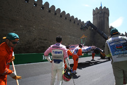 Le crash de Sergio Perez, Sahara Force India VJM10