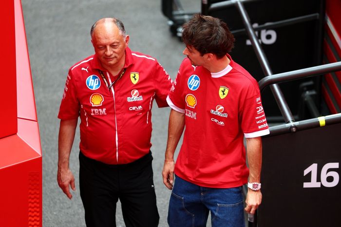 Frederic Vasseur, Kepala Tim Scuderia Ferrari bersama Charles Leclerc, Ferrari