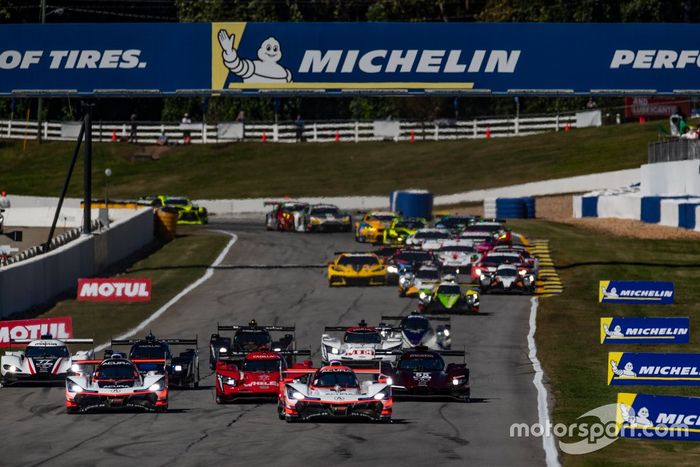 #6 Acura Team Penske Acura DPi, DPi: Juan Pablo Montoya, Dane Cameron, Simon Pagenaud #7 Acura Team Penske Acura DPi, DPi: Helio Castroneves, Ricky Taylor, Alexander Rossi #77 Mazda Team Joest Mazda DPi, DPi: Oliver Jarvis, Tristan Nunez, Olivier Pla #55 Mazda Team Joest Mazda DPi, DPi: Jonathan Bomarito, Harry Tincknell, Ryan Hunter-Reay #31 Whelen Engineering Racing Cadillac DPi, DPi: Pipo Derani, Felipe Nasr, Filipe Albuquerque