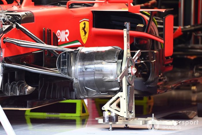 Detalle técnico del Ferrari SF1000 