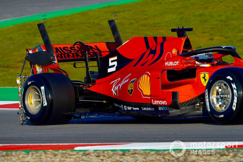 Ferrari SF90, carries sensor equipment