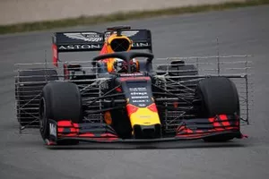 Max Verstappen, Red Bull Racing RB15 met aerosensors
