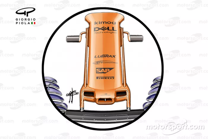 McLaren MCL33 neus