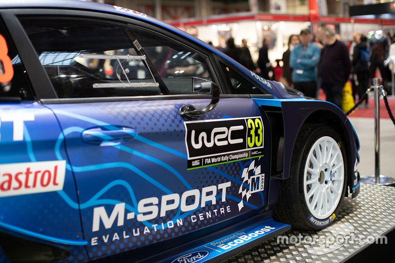 La Ford Fiesta WRC M-Sport di Elfyn Evans e Scott Martin