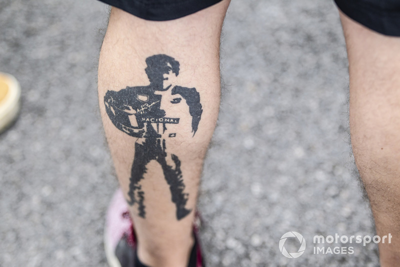 Tatuaje de Ayrton Senna